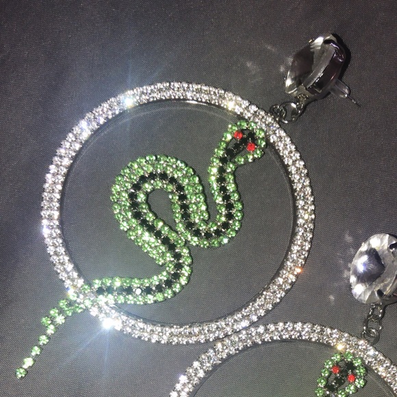 Gorgeous Rhinestone Pendant Earring - Picture 2 of 3
